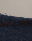 Dolce & Gabbana High-Waist Multicolor Wide-Cut Jeans
