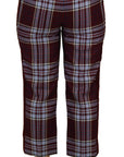 Dolce & Gabbana Elegant High Waist Wool-Blend Trousers