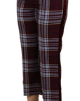 Dolce & Gabbana Elegant High Waist Wool-Blend Trousers