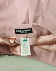 Dolce & Gabbana Chic MidWaist Virgin Wool Pink Pants