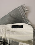 Dolce & Gabbana High Waist Grey Denim Elegance