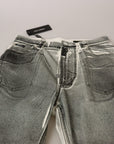 Dolce & Gabbana High Waist Grey Denim Elegance