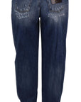 Dolce & Gabbana High Waist Skinny Denim Jeans - Chic Blue Washed