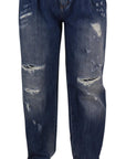 Dolce & Gabbana High Waist Skinny Denim Jeans - Chic Blue Washed