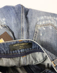 Dolce & Gabbana High Waist Skinny Denim Jeans - Chic Blue Washed