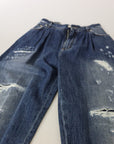 Dolce & Gabbana High Waist Skinny Denim Jeans - Chic Blue Washed