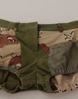 Dolce & Gabbana Army Green High-Waist Hot Pants