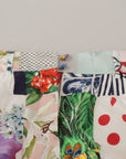 Dolce & Gabbana Patchwork High Waist Designer Shorts