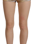 Dolce & Gabbana Gold High Waist Hot Pants Shorts