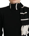 Dolce & Gabbana Elegant Black Cashmere Turtleneck Sweater