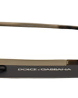 Dolce & Gabbana Chic Aviator Mirrored Brown Sunglasses