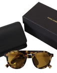 Dolce & Gabbana Chic Tortoiseshell Acetate Sunglasses