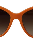 Dolce & Gabbana Chic Orange Round Sunglasses for Women