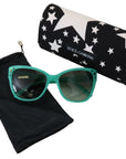 Dolce & Gabbana Enigmatic Star-Patterned Square Sunglasses