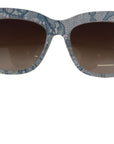 Dolce & Gabbana Elegant Lace-Trimmed Gradient Sunglasses