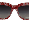Dolce & Gabbana Sicilian Lace Accented Designer Sunglasses