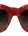 Dolce & Gabbana Sicilian Lace Accented Designer Sunglasses