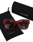 Dolce & Gabbana Sicilian Lace Accented Designer Sunglasses