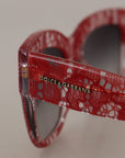 Dolce & Gabbana Sicilian Lace Accented Designer Sunglasses