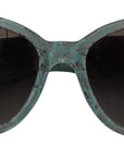 Dolce & Gabbana Elegant Sicilian Lace Designer Sunglasses