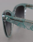 Dolce & Gabbana Elegant Sicilian Lace Designer Sunglasses
