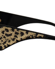 Dolce & Gabbana Butterfly Polarized Sequin Sunglasses