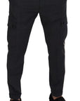 Dolce & Gabbana Elegant Checkered Slim Fit Cargo Pants