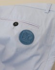 Dolce & Gabbana Elegant Slim Fit Chinos In Light Blue