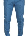 Dolce & Gabbana Elegant Slim Fit Chinos - Indulge in Italian Luxury