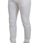 Dolce & Gabbana Elegant Slim Fit White Skinny Jeans