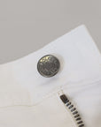 Dolce & Gabbana Elegant Slim Fit White Skinny Jeans
