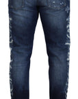 Dolce & Gabbana Elegant Blue Wash Regular Fit Jeans