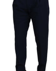 Dolce & Gabbana Chic Slim Fit Chinos in Blue