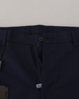 Dolce & Gabbana Elegant Slim Fit Blue Dress Pants