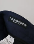 Dolce & Gabbana Elegant Slim Fit Blue Dress Pants
