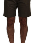 Dolce & Gabbana Elegant Green Cotton Chino Shorts