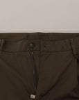 Dolce & Gabbana Elegant Green Cotton Chino Shorts