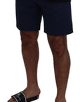 Dolce & Gabbana Elegant Blue Chino Shorts – Regular Fit