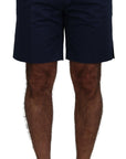 Dolce & Gabbana Elegant Blue Chino Shorts – Regular Fit
