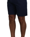 Dolce & Gabbana Elegant Blue Chino Shorts – Regular Fit