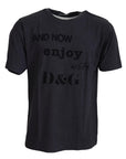 Dolce & Gabbana Elegant Gray Motive Crew Neck T-Shirt