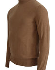 Dolce & Gabbana Beige Cashmere Turtleneck Pullover Sweater