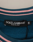 Dolce & Gabbana Sequined Tropical Queen Cotton Sweater