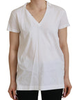 Dolce & Gabbana Elegant White Cotton Top Tee