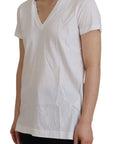 Dolce & Gabbana Elegant White Cotton Top Tee