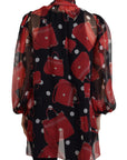 Dolce & Gabbana Sicilian Print Silk Blouse - Luxurious & Chic