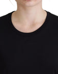 Dolce & Gabbana Elegant Black Cotton Short Sleeve Tee