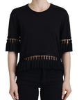 Dolce & Gabbana Elegant Black Cotton Short Sleeve Tee