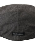 Dolce & Gabbana Elegant Gray Newsboy Hat