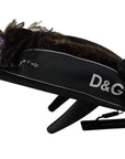 Dolce & Gabbana Elegant Wide Brim Black Hat